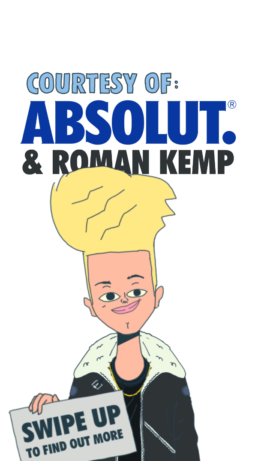 Absolut campaign roman kemp