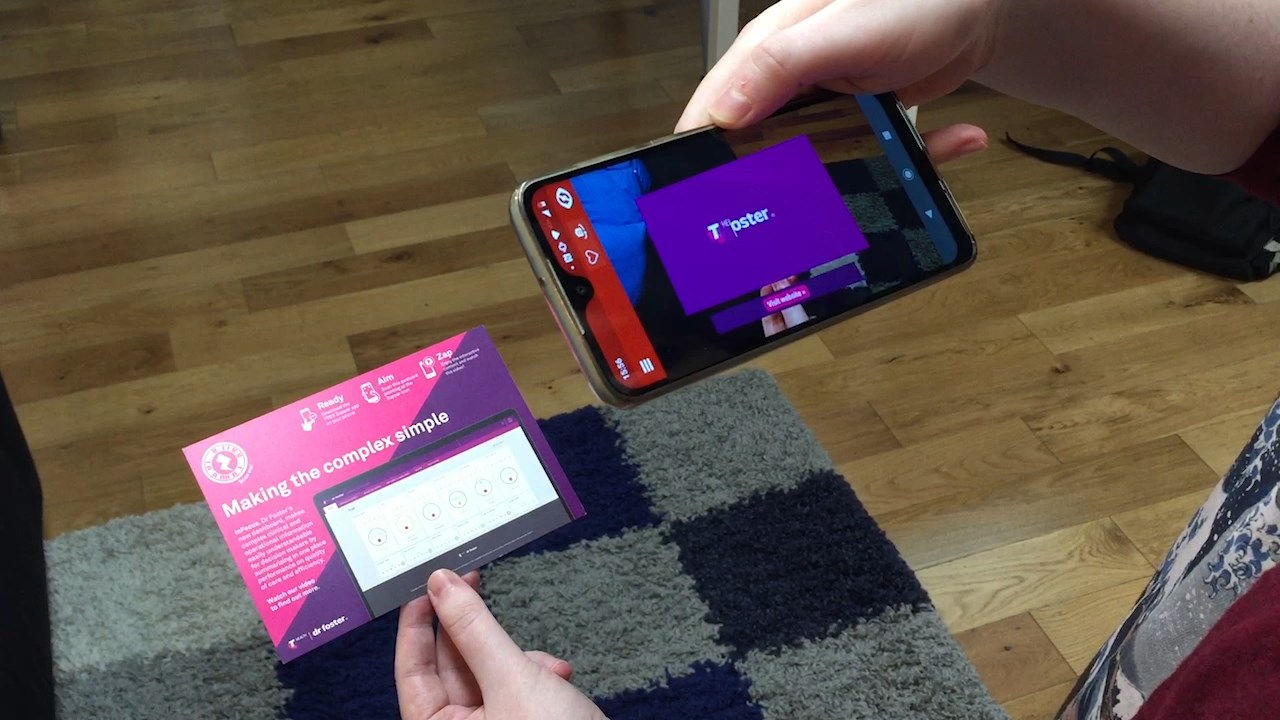 Augmented Reality Animation business card still
